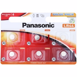 LR44 / AG13 Panasonic 1,5V Alkaline Batterier 6 pak